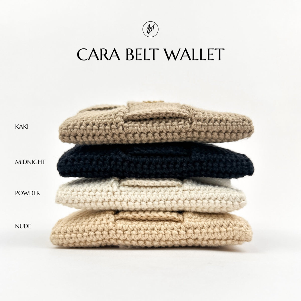 Cara belt wallet - Powder color